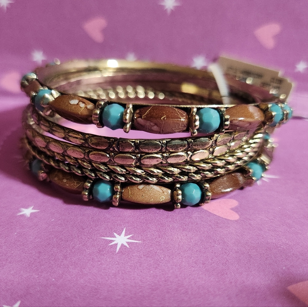 Bangle Bracelet Set NWT